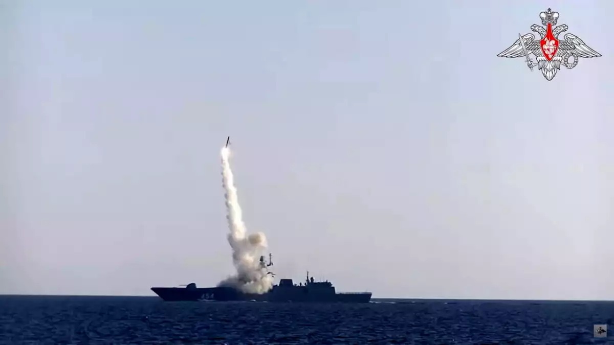 Test d'un missile hypersonique Zircon.