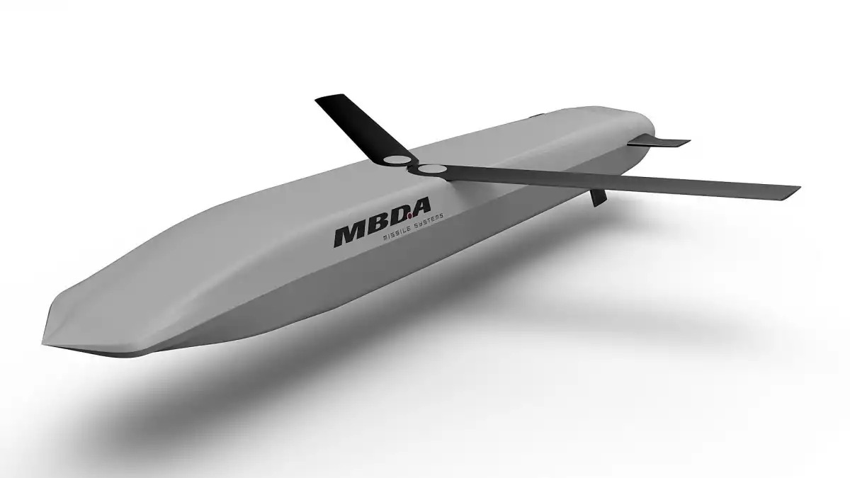 Vue d'artiste du Future Missile de Croisière (FMC) de MBDA.