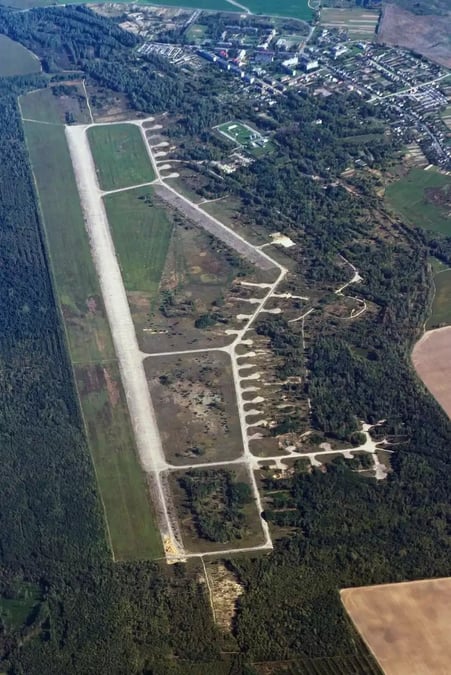Le base aérienne de Ziabrauka, située au sud-est de la Biélorussie.
