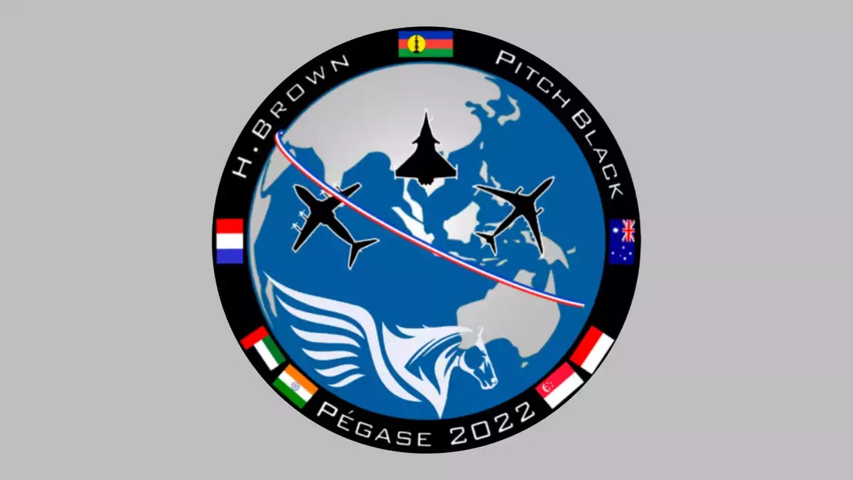 Ecusson des militaires participant à la mission Pégase 2022.