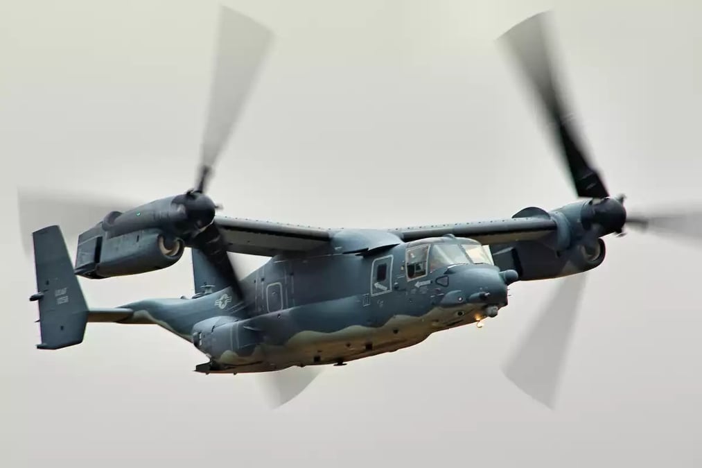 Un Osprey au Royal International Air Tattoo, en 2017.