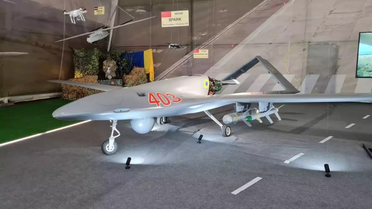 Image du "TB-2" présenté à l'exposition russe Army 2022.