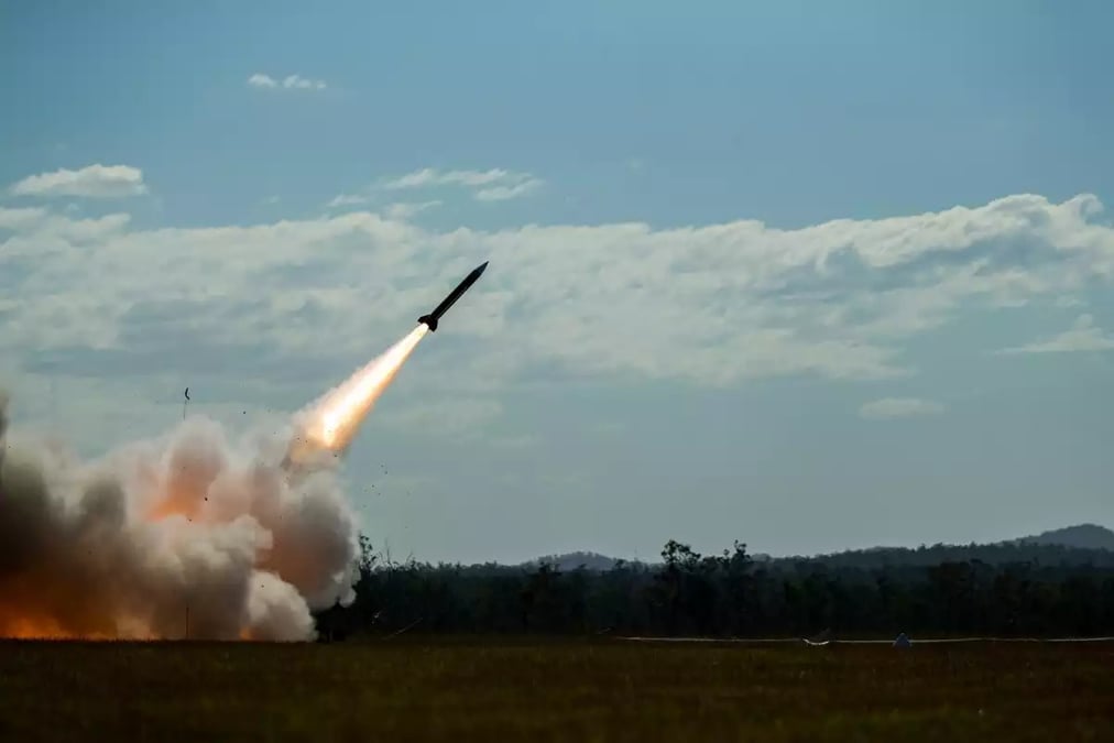 Mise à feu d'un missile anti-aérien depuis une batterie MIM-104 Patriot lors de l'exercice Talisman Sabre, en 2021.