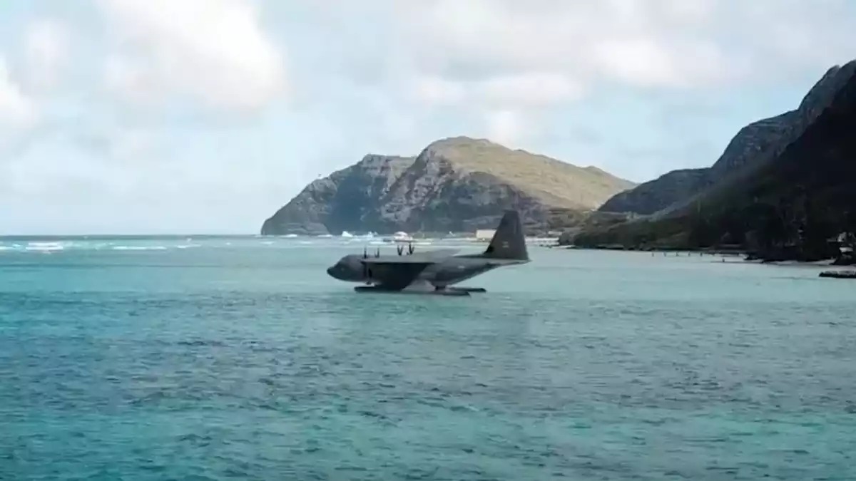 Rendu du projet de l'AFSOC visant à développer une capacité d'amerrissage/déjaugeage (MAC) pour ses MC-130J.