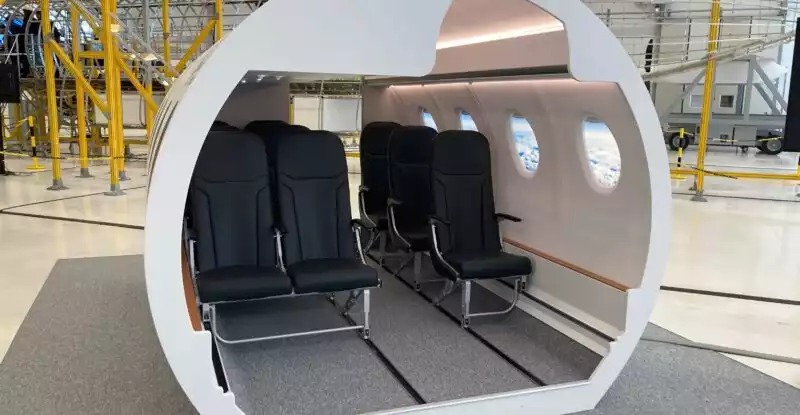Rendu de l'intérieur de l'ES-30 soutenu par l'expertise de MSB RG