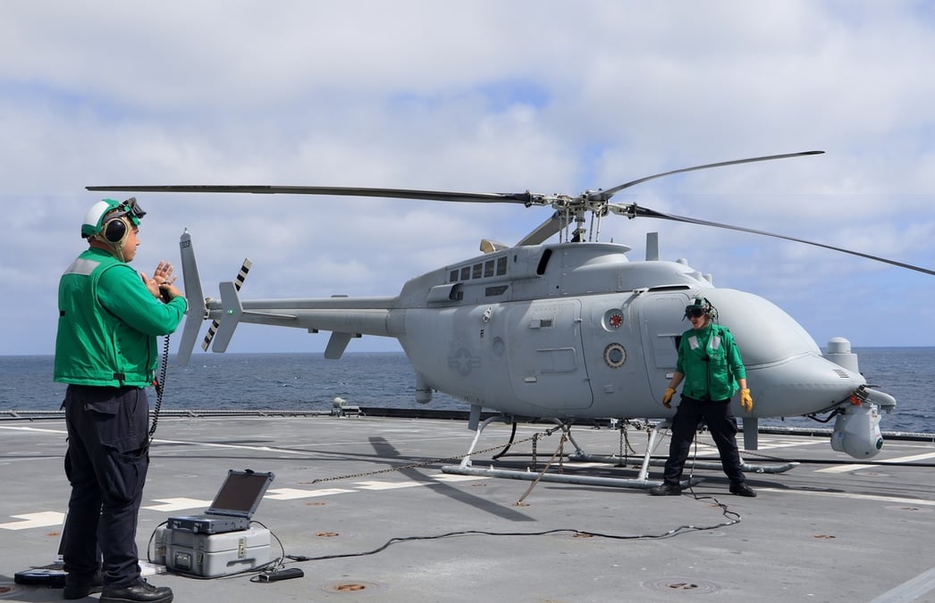 Le MQ-8C a été testé en mer à bord de l'USS Coronado