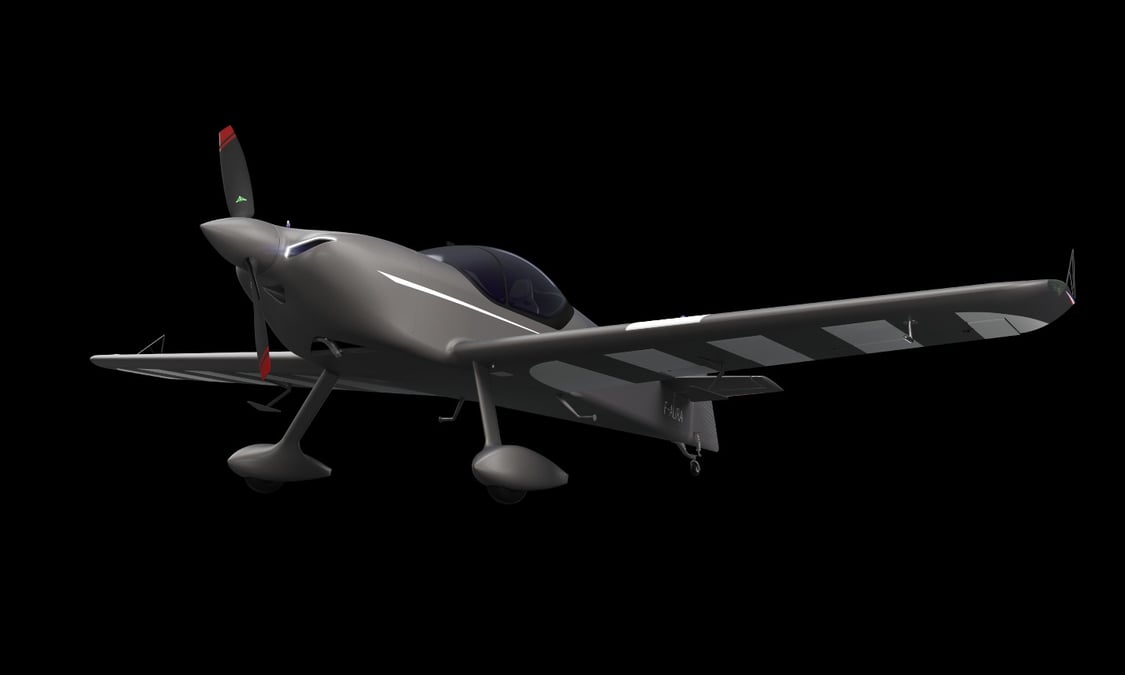 L'Integral R, premier avion d'Aura Aero, pourra supporter des facteurs de charge de +9/-9 g