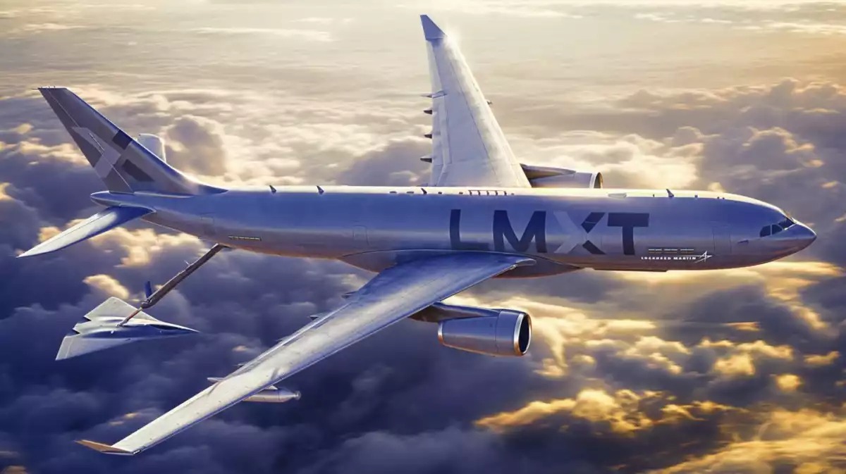 Seconde représentation (octobre 2022) du NGAD de Lockheed Martin avec un tanker LMXT.