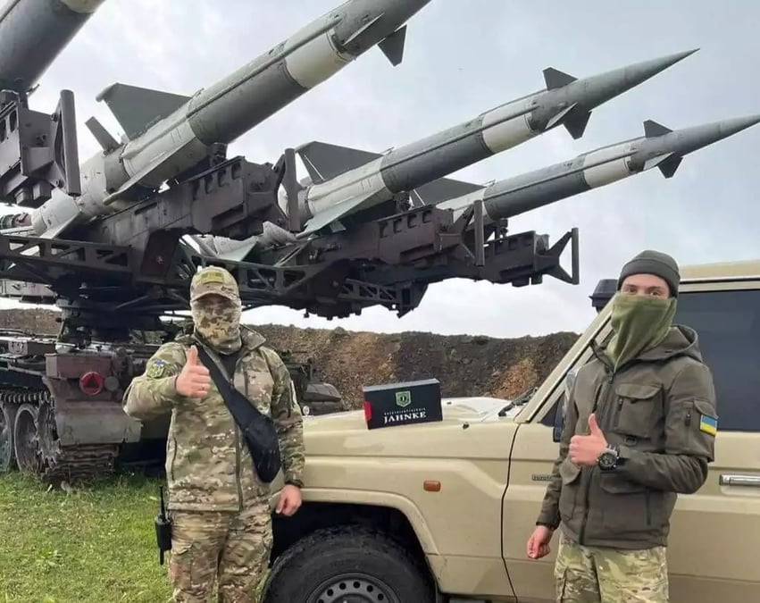 S-125M Newa SC polonais livré secrètement à l'Ukraine.
