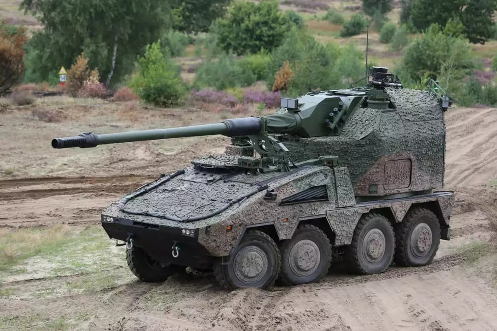 Obusier automoteur RCH 155 de KMW.