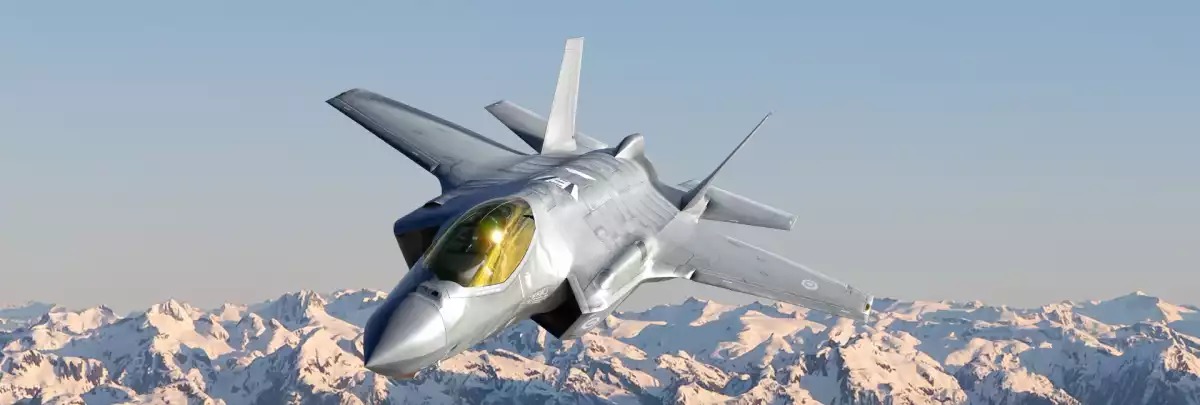 Représentation du futur F-35A canadien.