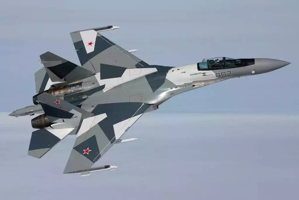 Su-35 russe.