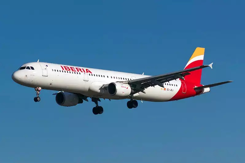 Un Airbus A321 d'Iberia