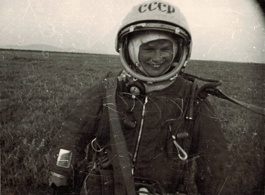 Valentina Terechkova à l'entraînement en 1963