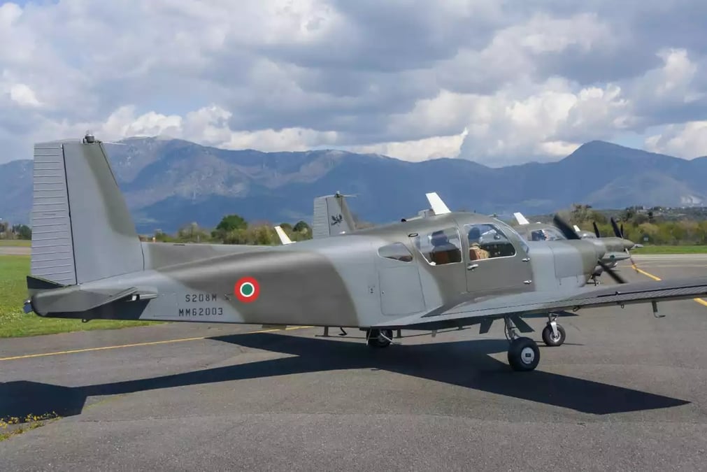 S-208M, dénommé U-208A au sein de l'Aeronautica Militare.