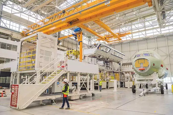 A321 front fuselage section 