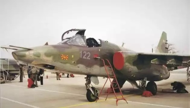 Su-25 Frogfoot nord-macédonien.