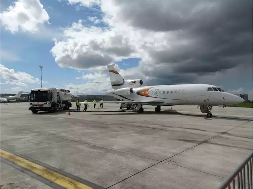 Avitaillement SAF à l'aéroport Paris-Le Bourget