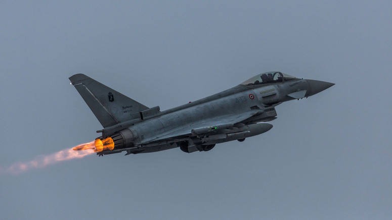 Des Eurofighter italiens participent à la protection de l'espace aérien du Monténégro.