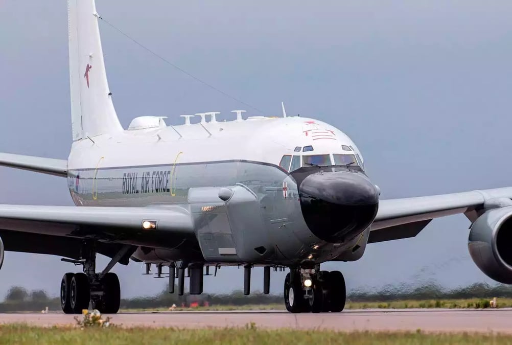 RC-135W Rivet Joint de la Royal Air Force.