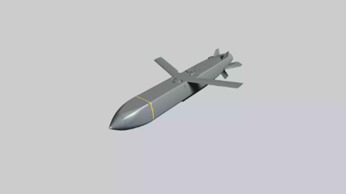 Représentation du missile air-sol Storm Shadow/SCALP.