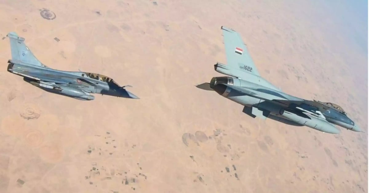 Rafale Français et F16 irakien