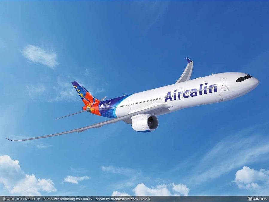 Aircalin a choisi la version A330-900 des Airbus A330neo, celle de plus grande capacité.
