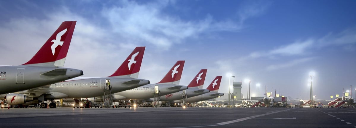 Sharjah International Airport, base principale de la low cost Air Arabia.