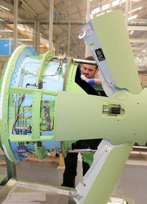 HTF7000 thrust reverser.