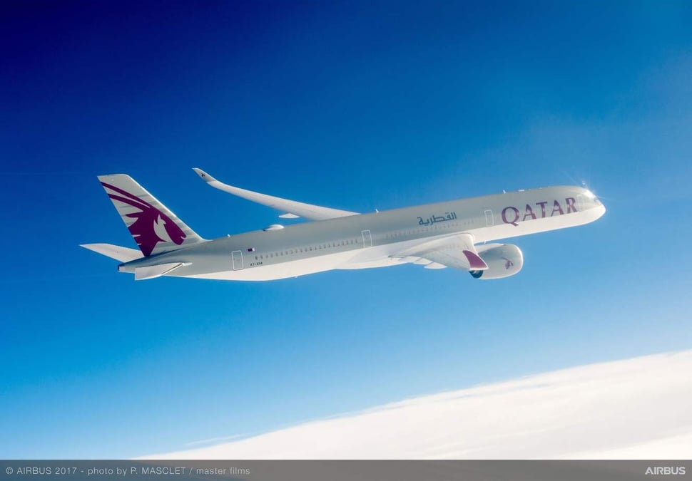 Qatar Airways A350-1000.