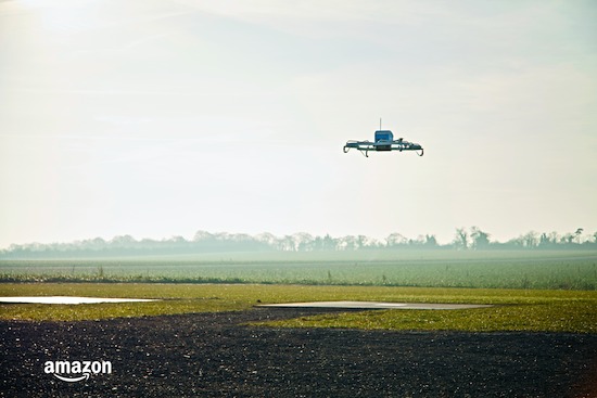Amazon mène déjà des expérimentations de livraisons par drones aux Etats-Unis.