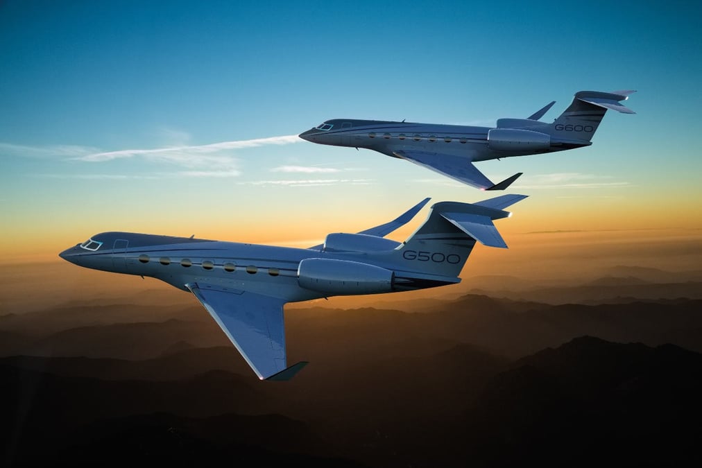 Les Gulfstream G500 et G600 ont effectué un record de traversée transpacifique le 20 avril 2018.