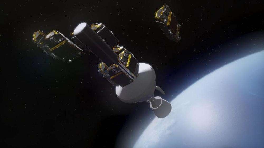 Iridium NEXT satellites.