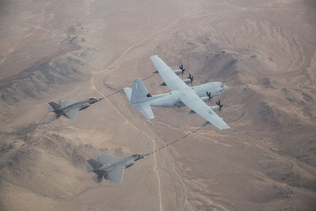 Les KC-130J de la Marine américaine ont effectué plus de 20 000 heures de vol en Irak.