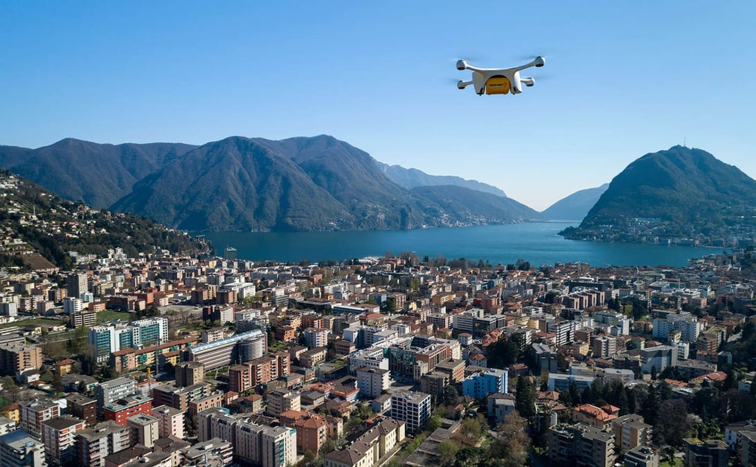 La poste a repris ses livraisons avec des drones Matternet.