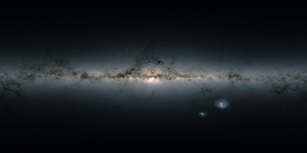 La carte couleur la plus précise de notre Galaxie, composée à partir des données du satellite Gaia.