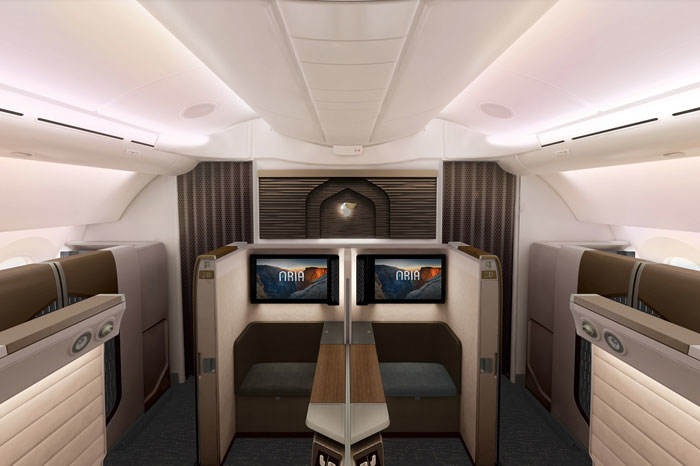 Oman Air mini-suite.