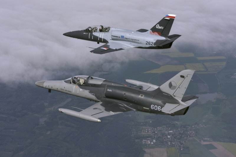 L-159 (foreground) and L-39CW.