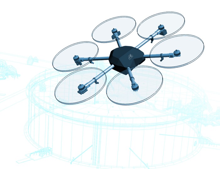 Grâce au système Uavia, il est possible d'opèrer à distance des drones se trouvant sur des sites sensibles.