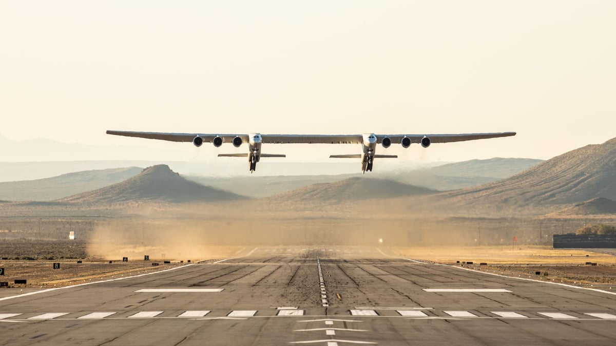 Stratolaunch takes off.