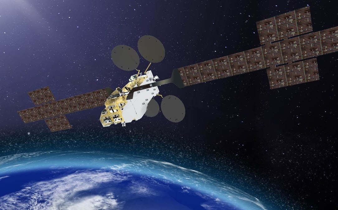 Vue d'artiste du satellite Konnect VHTS