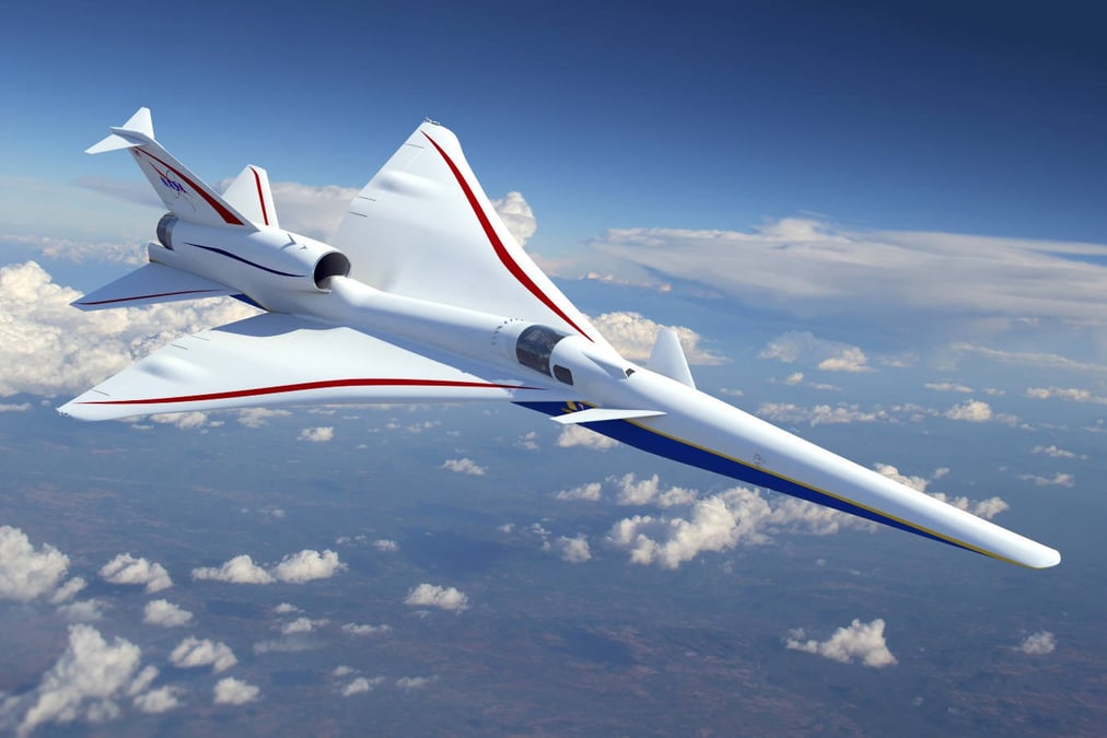 Vue d'artiste du futur LBFD, l'avion expérimental de recherches supersonique de la Nasa qui sera construit par Lockheed Martin.