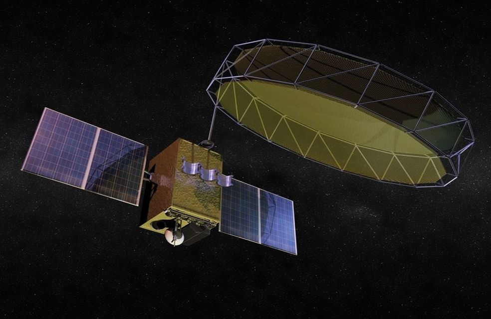 Vue d'artiste du satellite