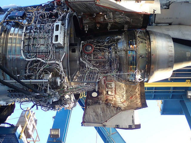 A modified Trent 1000 engine is being used for the tests.