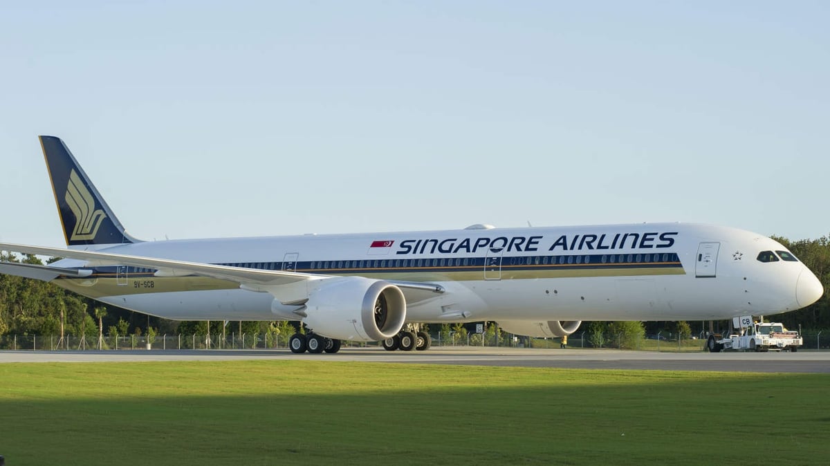 Premier Boeing 787-10 pour Singapore Airlines.