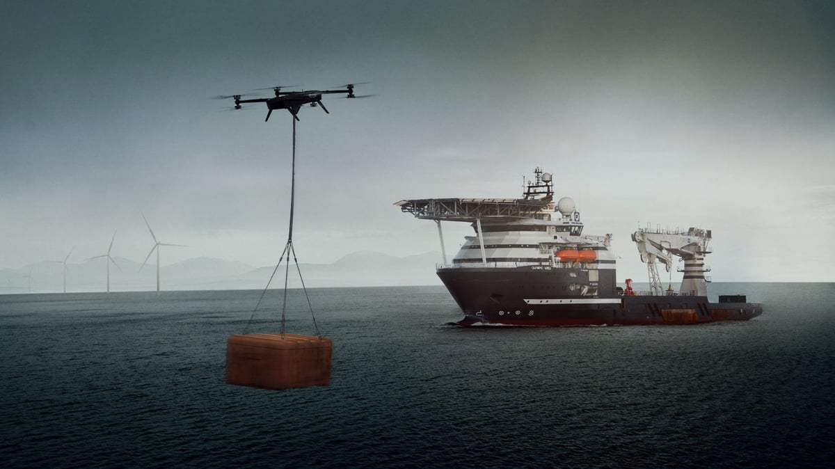 La société GRIFF a déjà développé plusieurs drones, dont le 350 capable de transporter 150 kilos.