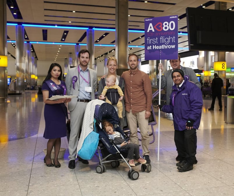 Arriver à Londres/Heathrow en Airbus A380 entre le 18 et le 28 mars peut faire gagner des cadeaux VIP.