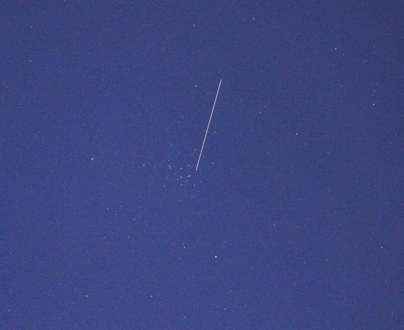Tiangong 1 dans le ciel de Toulouse, le 7 mars dernier