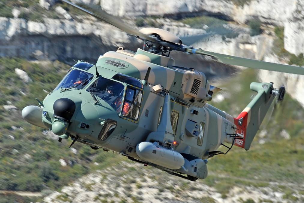 Le Qatar a commandé 28 NH90 (Ici la version omanaise).
