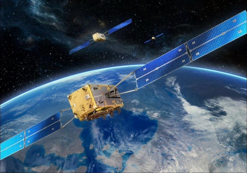 Galileo satellites.
